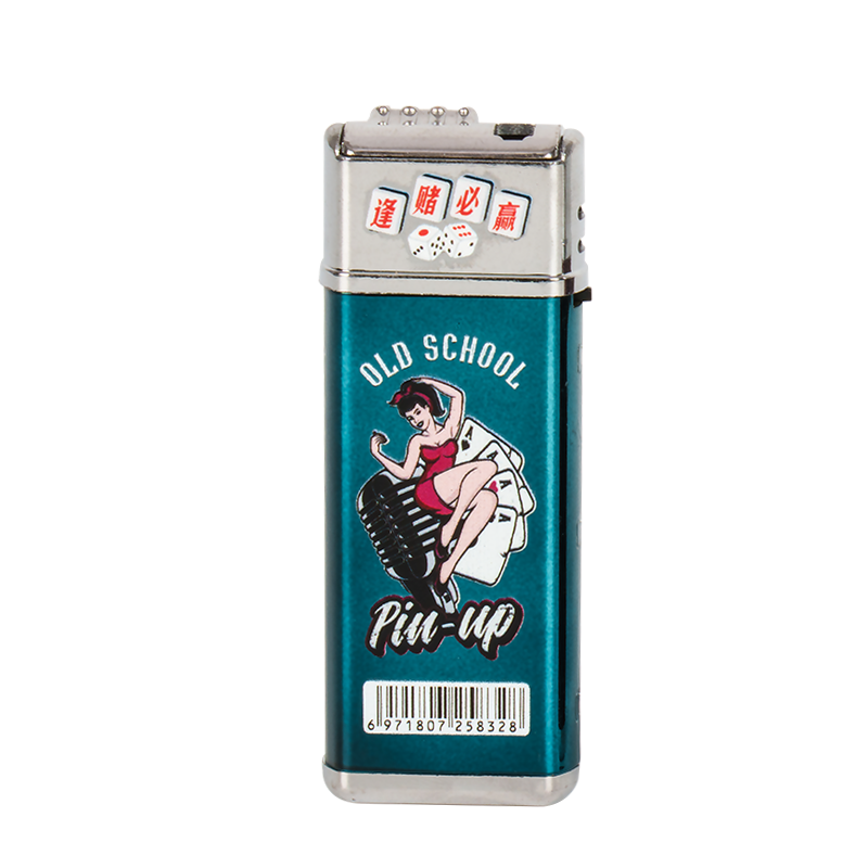 Accendino portatile con guscio in ferro JH8032